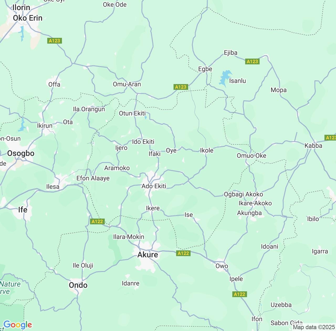 Map image for Intellectual Property Lawyers in Ekiti State and Nigeria IP firms at coordinates  ; .