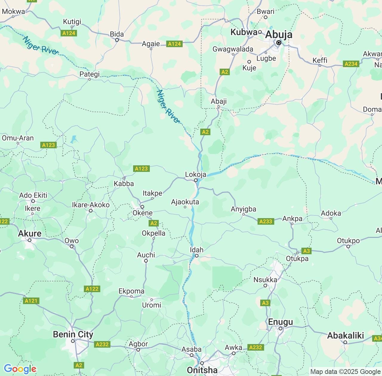 Map image for Intellectual Property Lawyers in Kogi State and Nigeria IP firms at coordinates  ; .