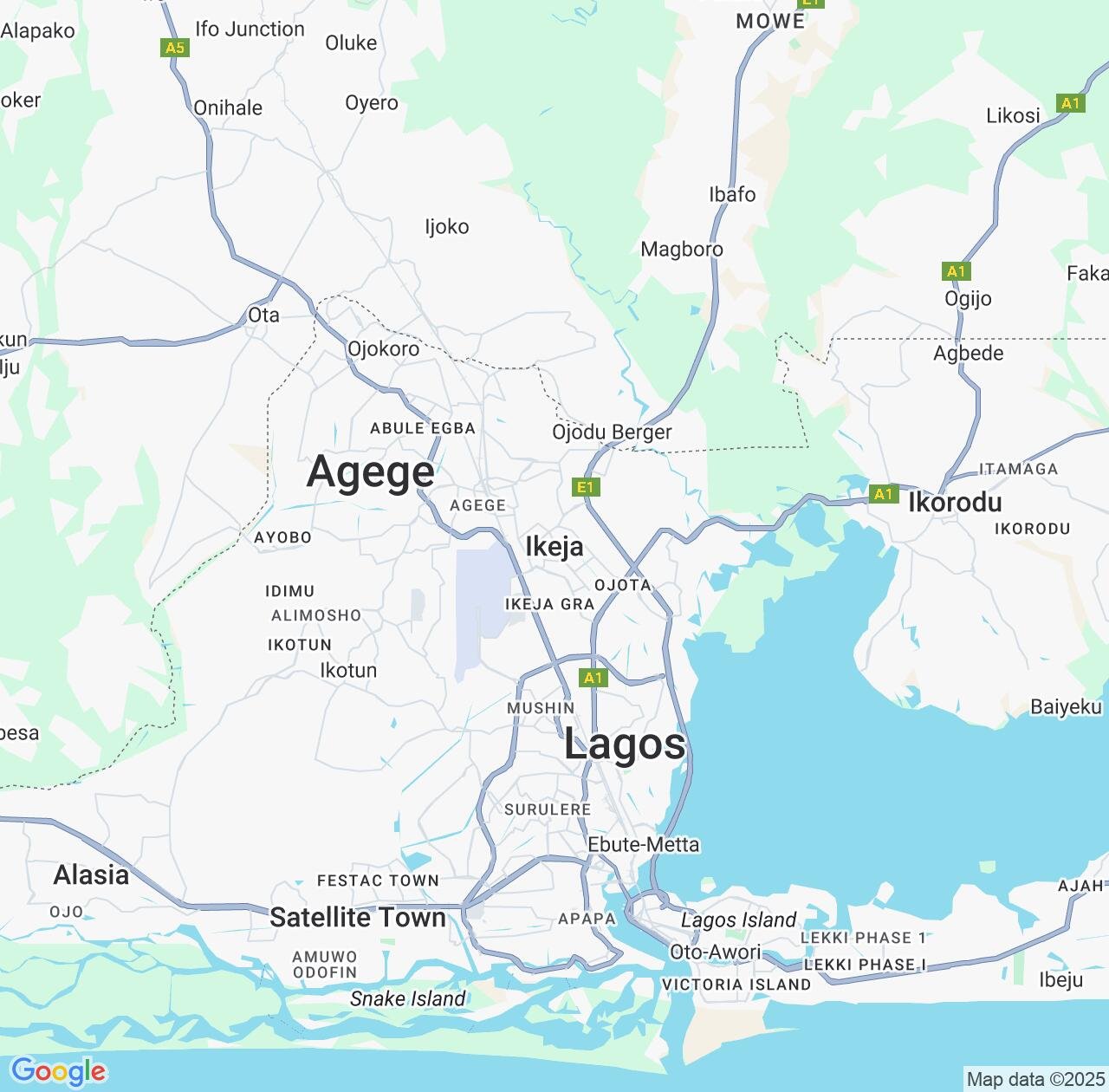 Map image for Intellectual Property Lawyers in Ikeja and Lagos IP firms at coordinates  ; .