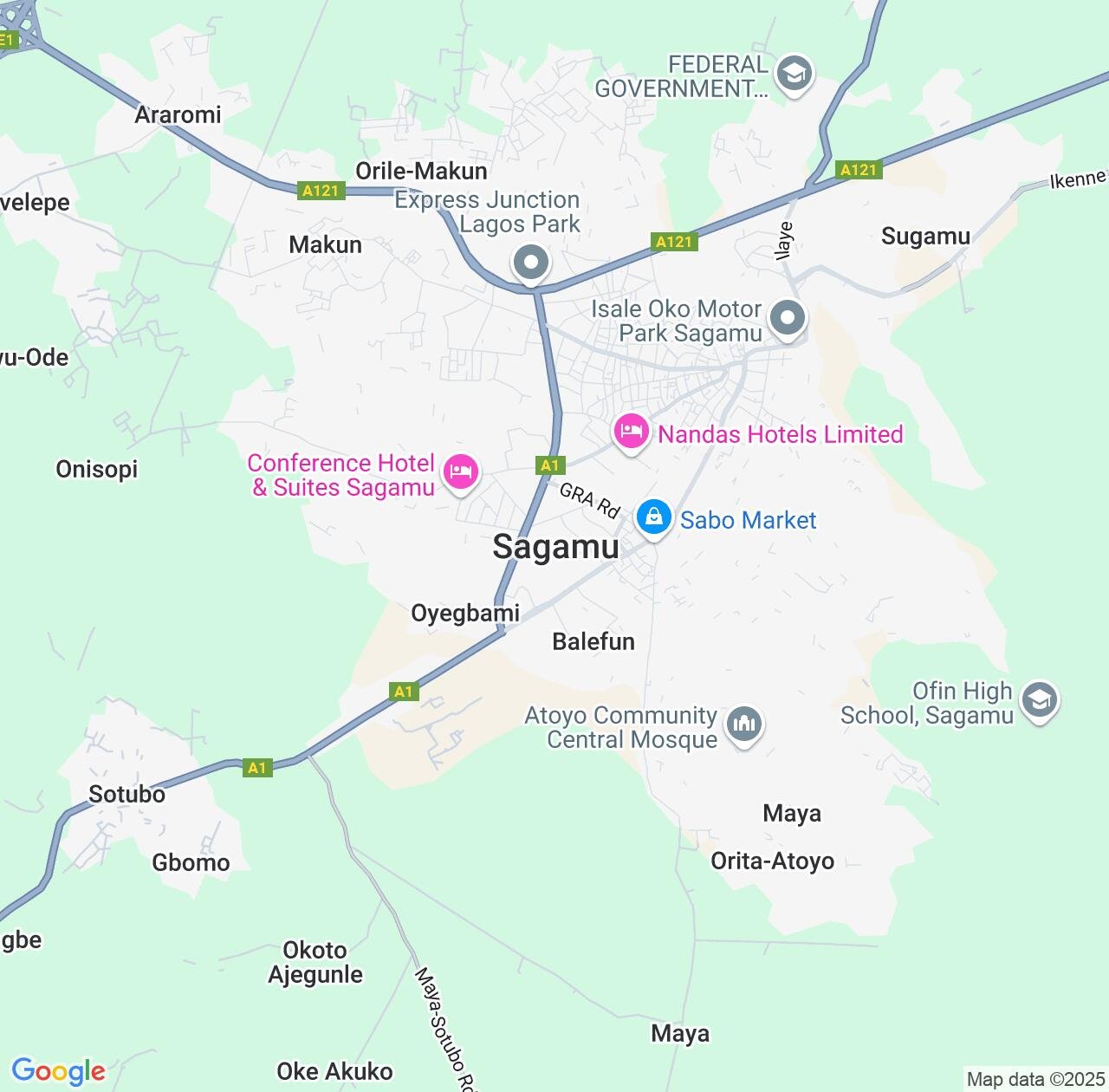 Map image for Intellectual Property Lawyers in Shagamu and Ogun State IP firms at coordinates  ; .