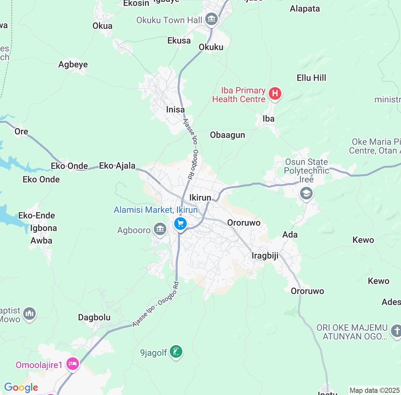 Map image for Intellectual Property Lawyers in Ikirun and Osun State IP firms at coordinates  ; .