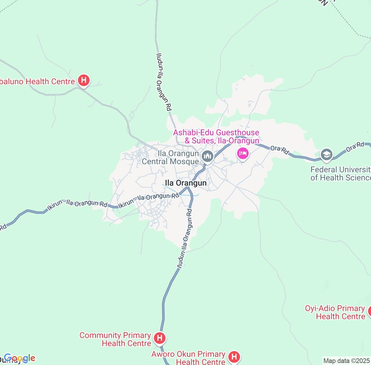 Map image for Intellectual Property Lawyers in Ila Orangun and Osun State IP firms at coordinates  ; .