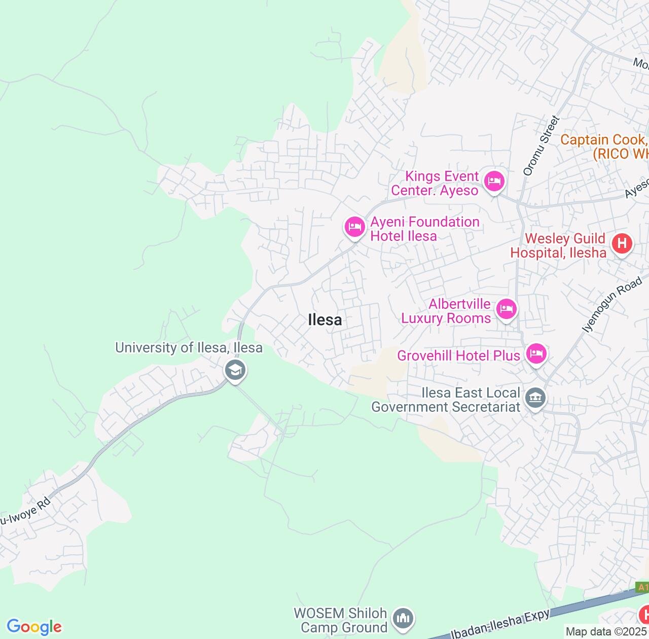 Map image for Intellectual Property Lawyers in Ilesa and Osun State IP firms at coordinates  ; .