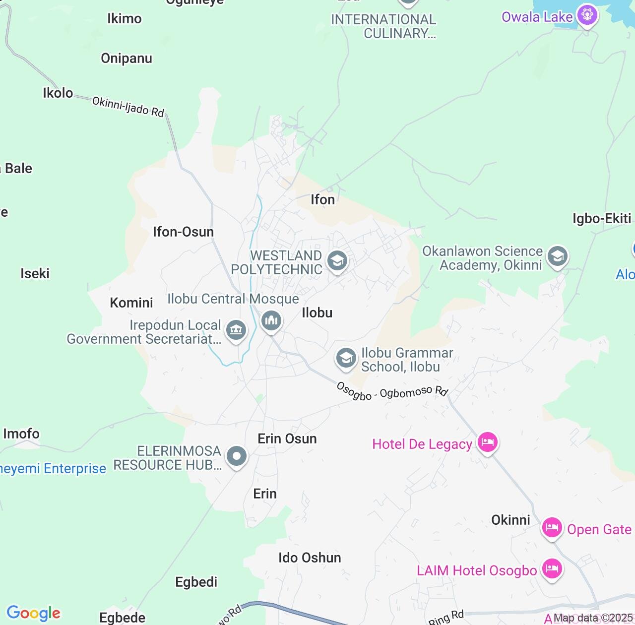 Map image for Intellectual Property Lawyers in Ilobu and Osun State IP firms at coordinates  ; .