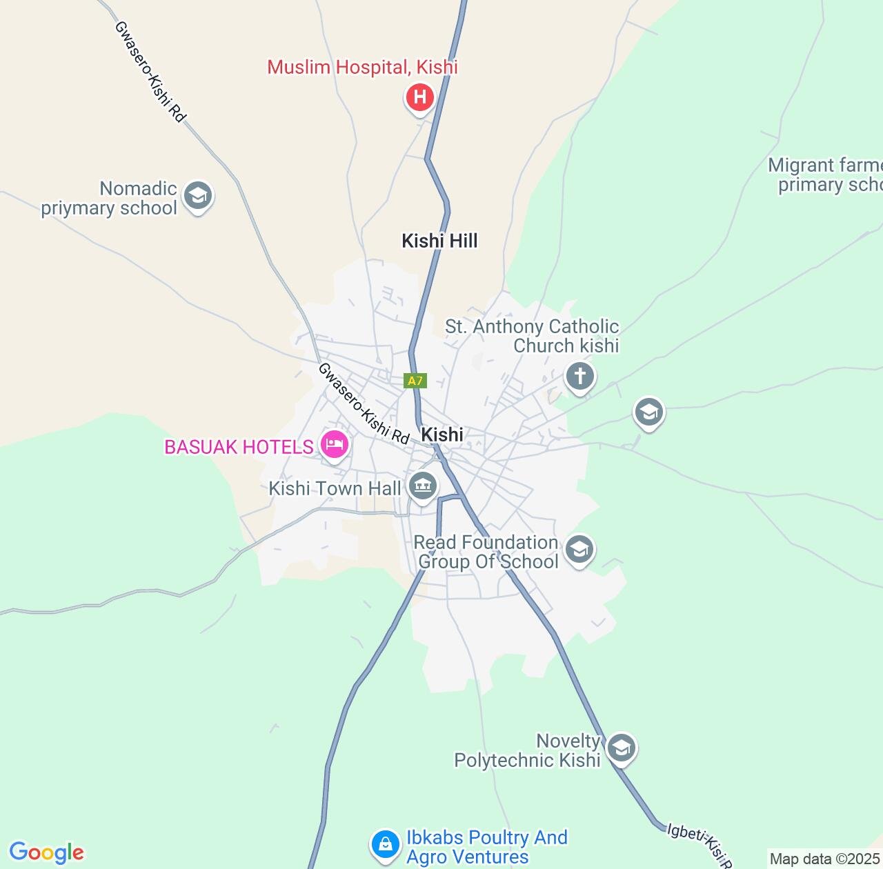 Map image for Intellectual Property Lawyers in Kisi and Oyo State IP firms at coordinates  ; .