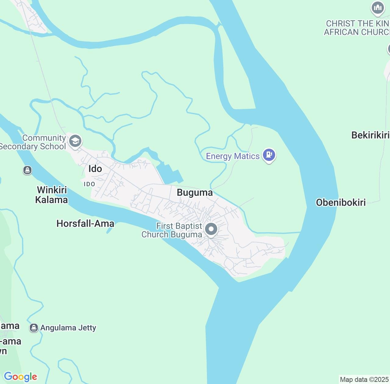 Map image for Intellectual Property Lawyers in Buguma and Rivers State IP firms at coordinates  ; .