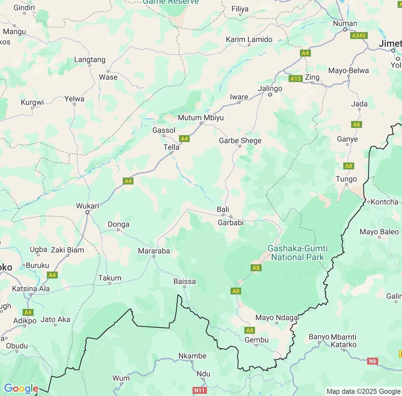 Map image for Intellectual Property Lawyers in Taraba State and Nigeria IP firms at coordinates  ; .