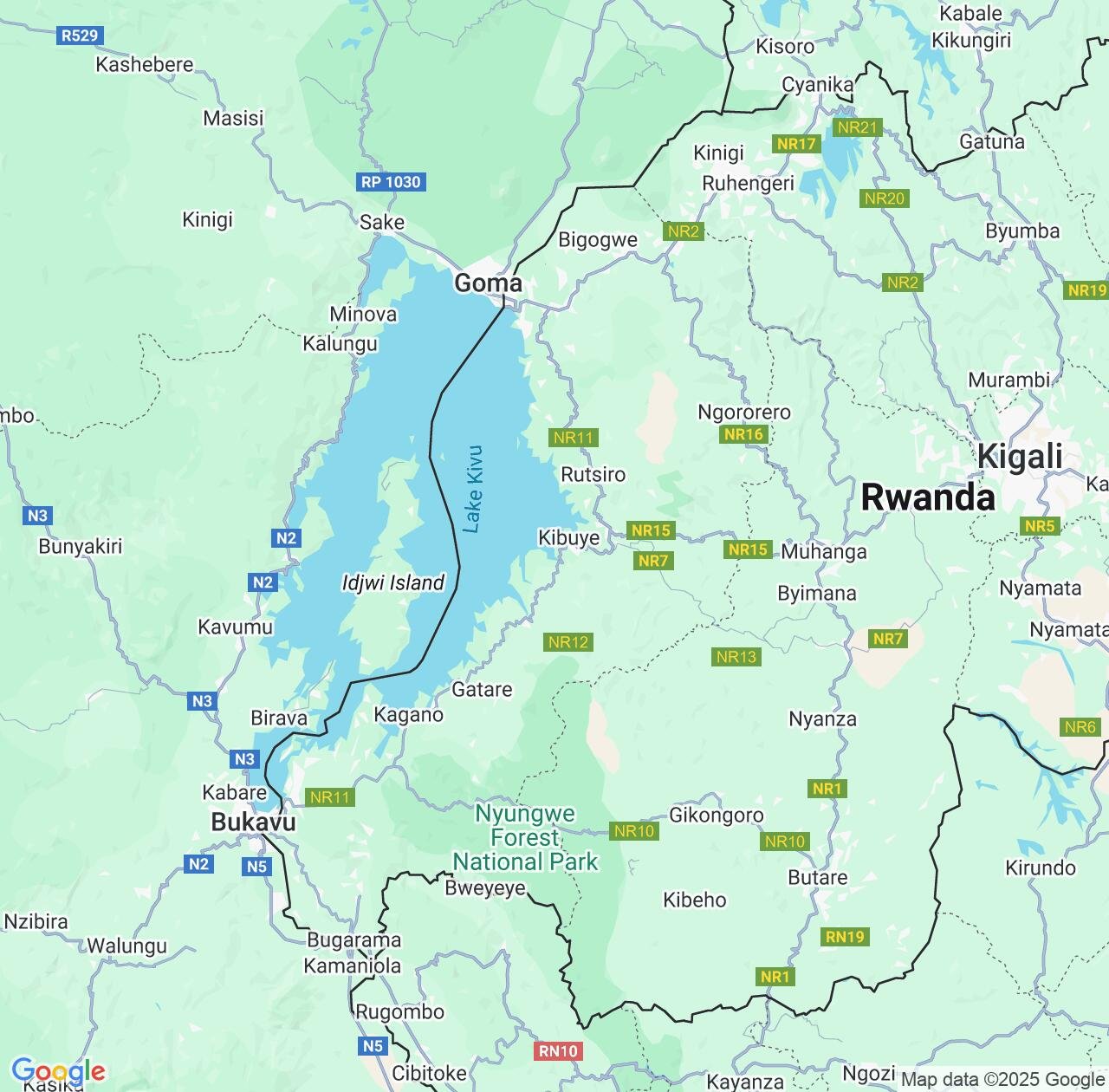 Map image for Intellectual Property Lawyers in Western Province and Rwanda IP firms at coordinates  ; .