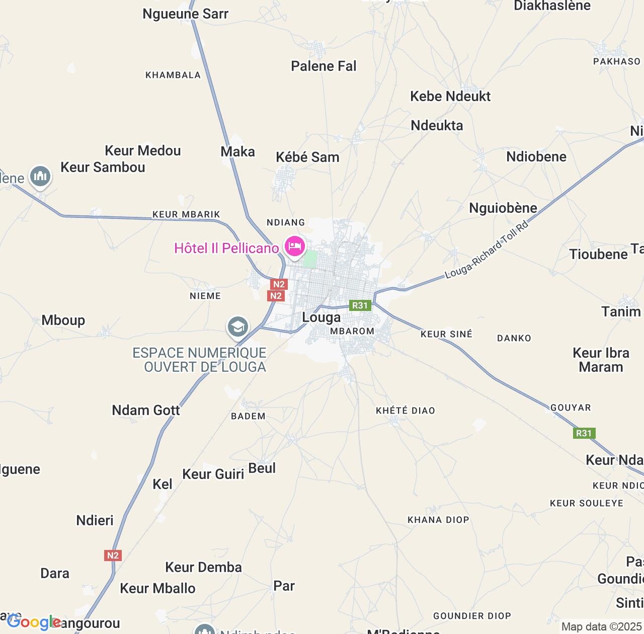 Map image for Intellectual Property Lawyers in Louga and Senegal IP firms at coordinates  ; .