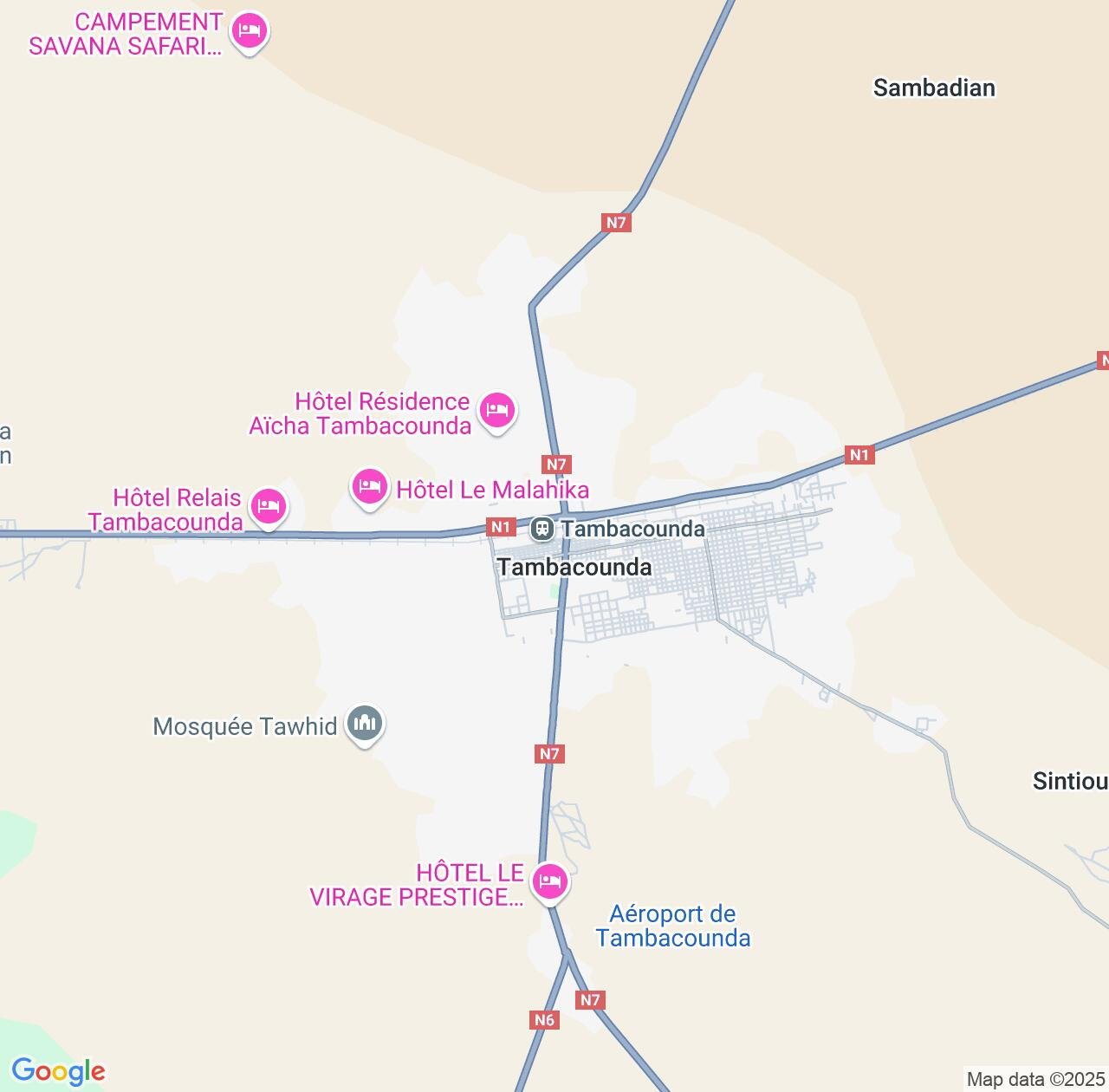 Map image for Intellectual Property Lawyers in Tambacounda and Senegal IP firms at coordinates  ; .