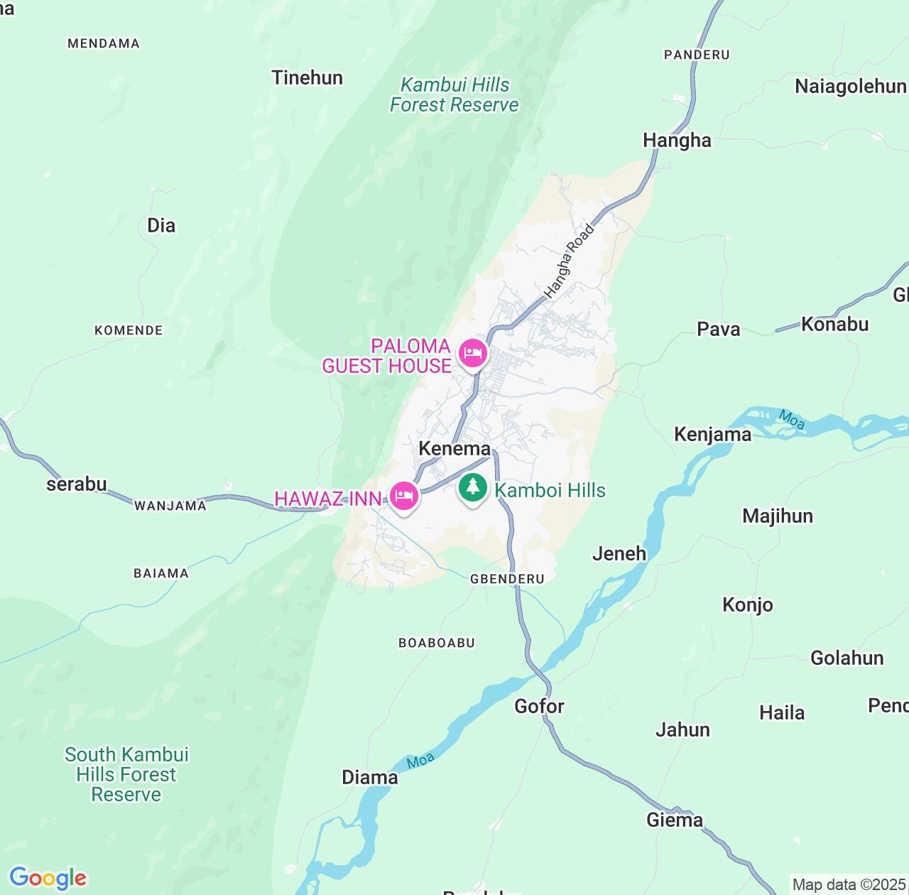 Map image for Intellectual Property Lawyers in Kenema and Eastern Province IP firms at coordinates  ; .