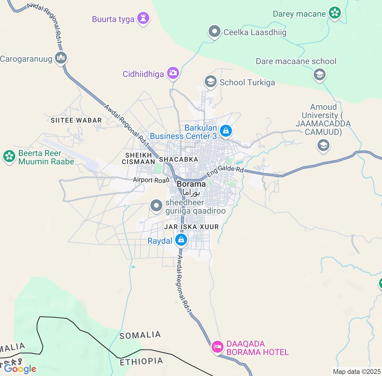 Map image for Intellectual Property Lawyers in Borama and Awdal IP firms at coordinates  ; .