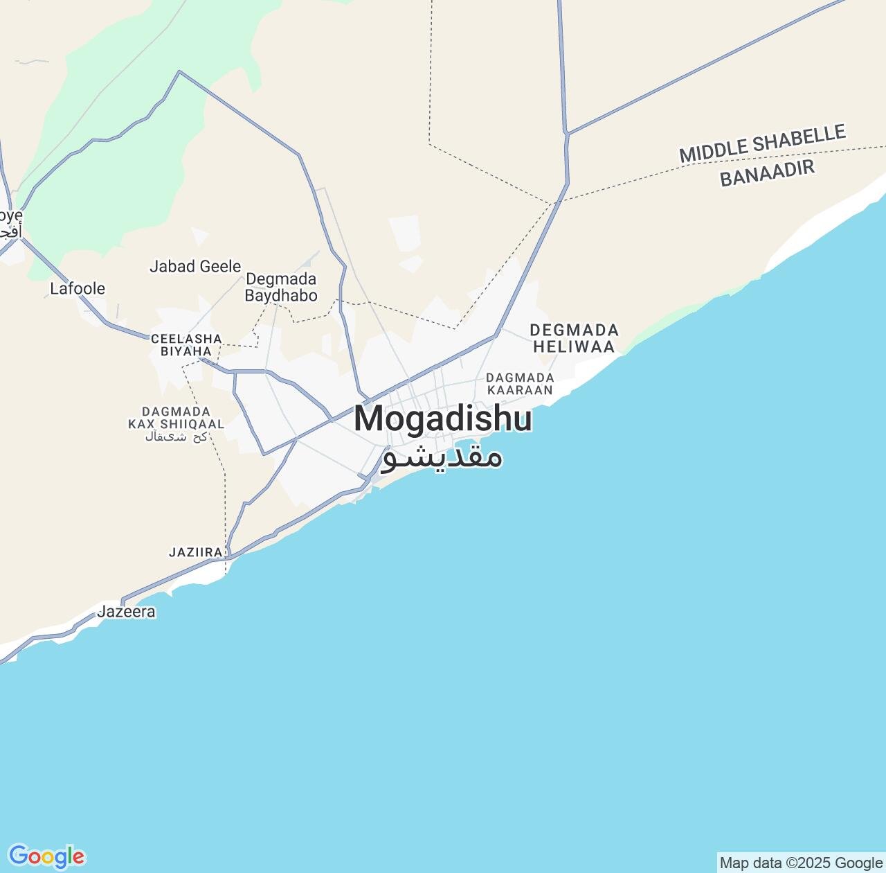 Map image for Intellectual Property Lawyers in Mogadishu and Banaadir IP firms at coordinates  ; .