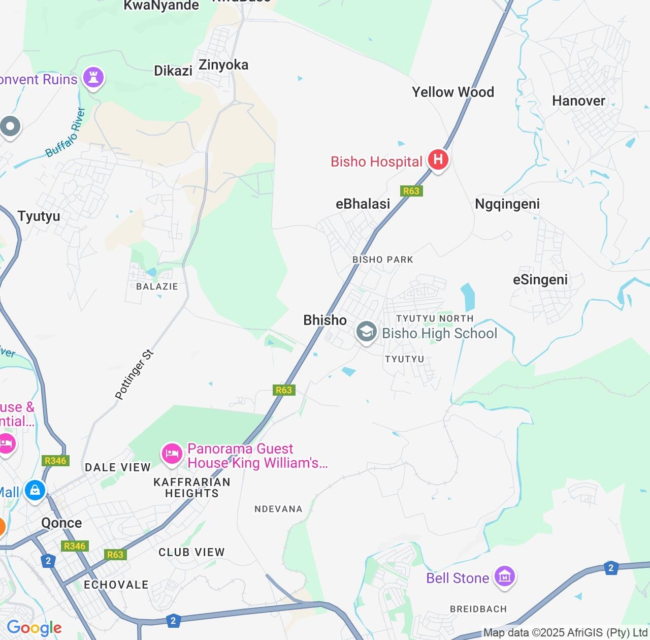 Map image for Intellectual Property Lawyers in Bhisho and Eastern Cape IP firms at coordinates  ; .