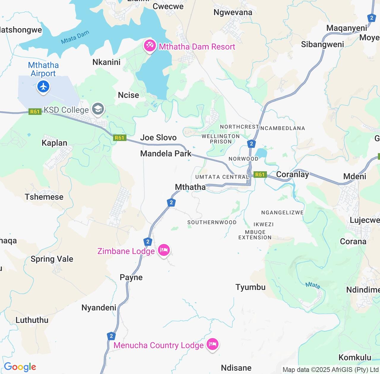 Map image for Intellectual Property Lawyers in Mthatha and Eastern Cape IP firms at coordinates  ; .