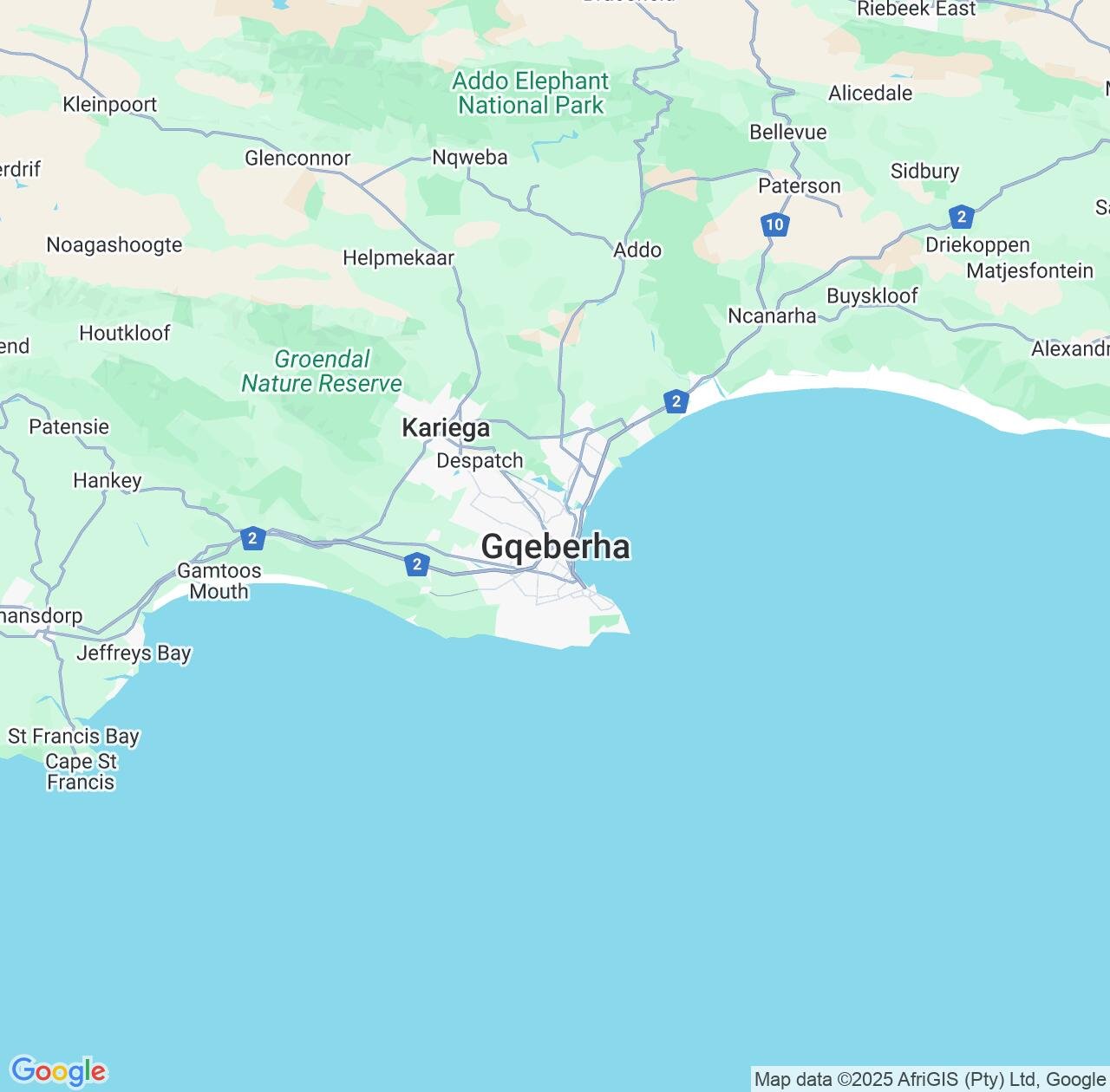 Map image for Intellectual Property Lawyers in Port Elizabeth and Eastern Cape IP firms at coordinates  ; .