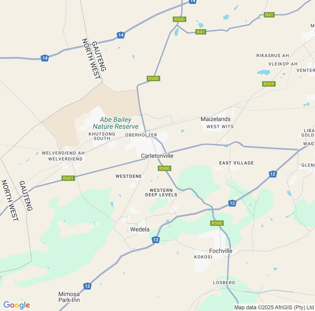 Map image for Intellectual Property Lawyers in Carletonville and Gauteng IP firms at coordinates  ; .