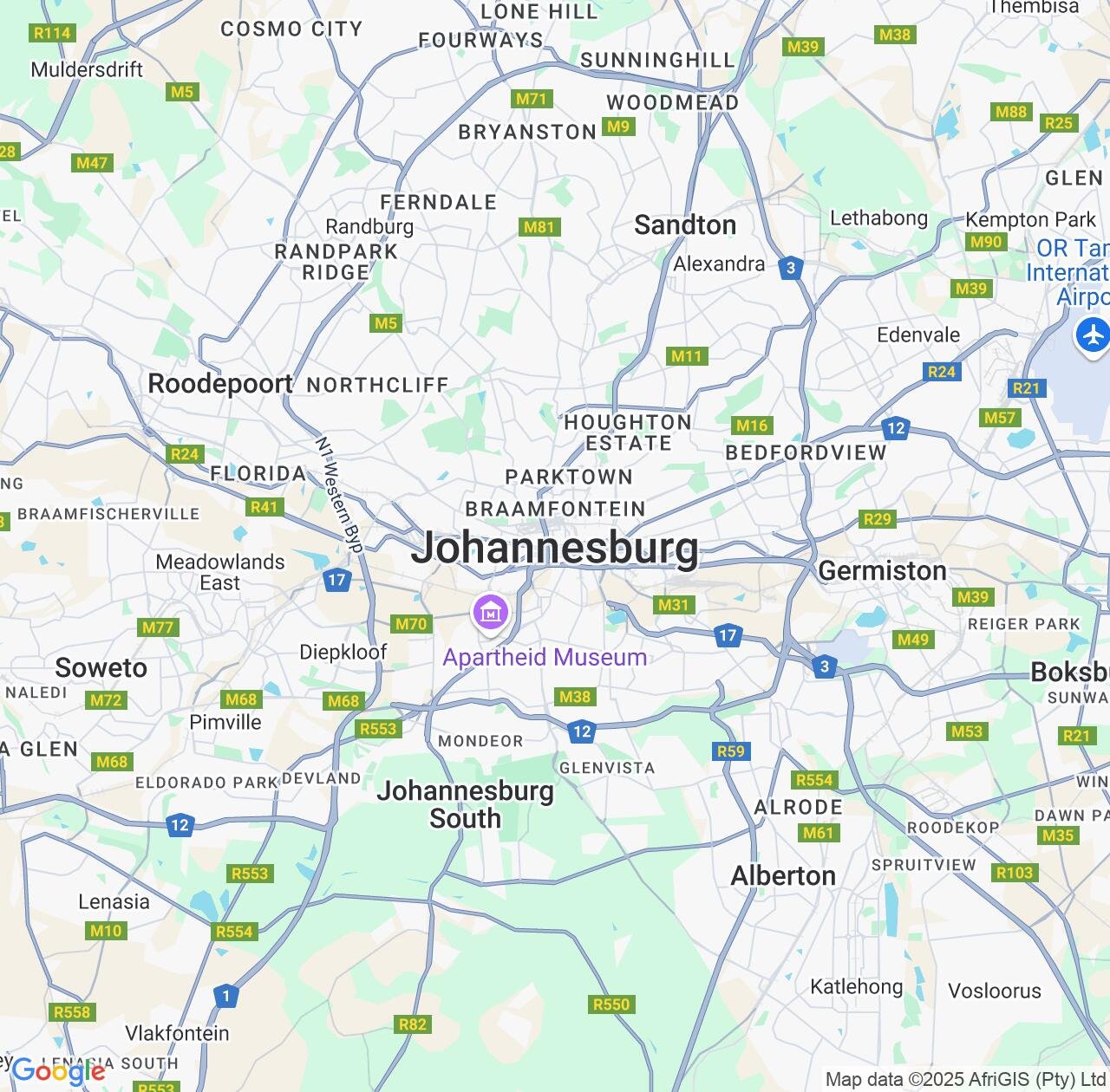 Map image for Intellectual Property Lawyers in Johannesburg and Gauteng IP firms at coordinates  ; .