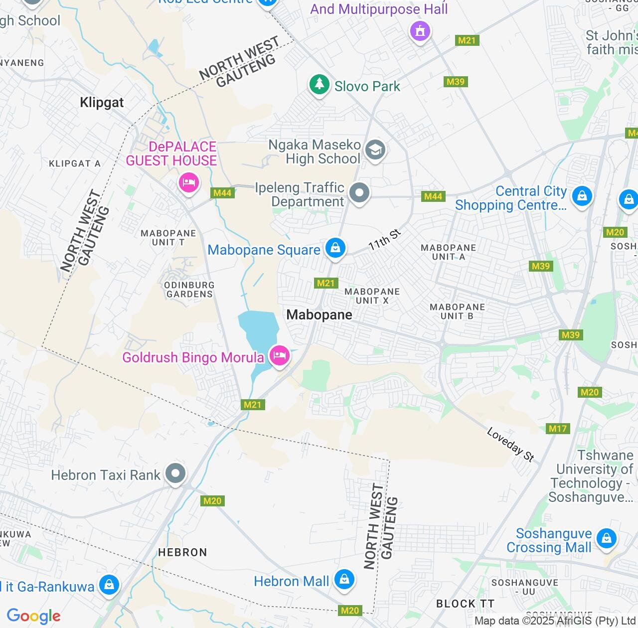 Map image for Intellectual Property Lawyers in Mabopane and Gauteng IP firms at coordinates  ; .