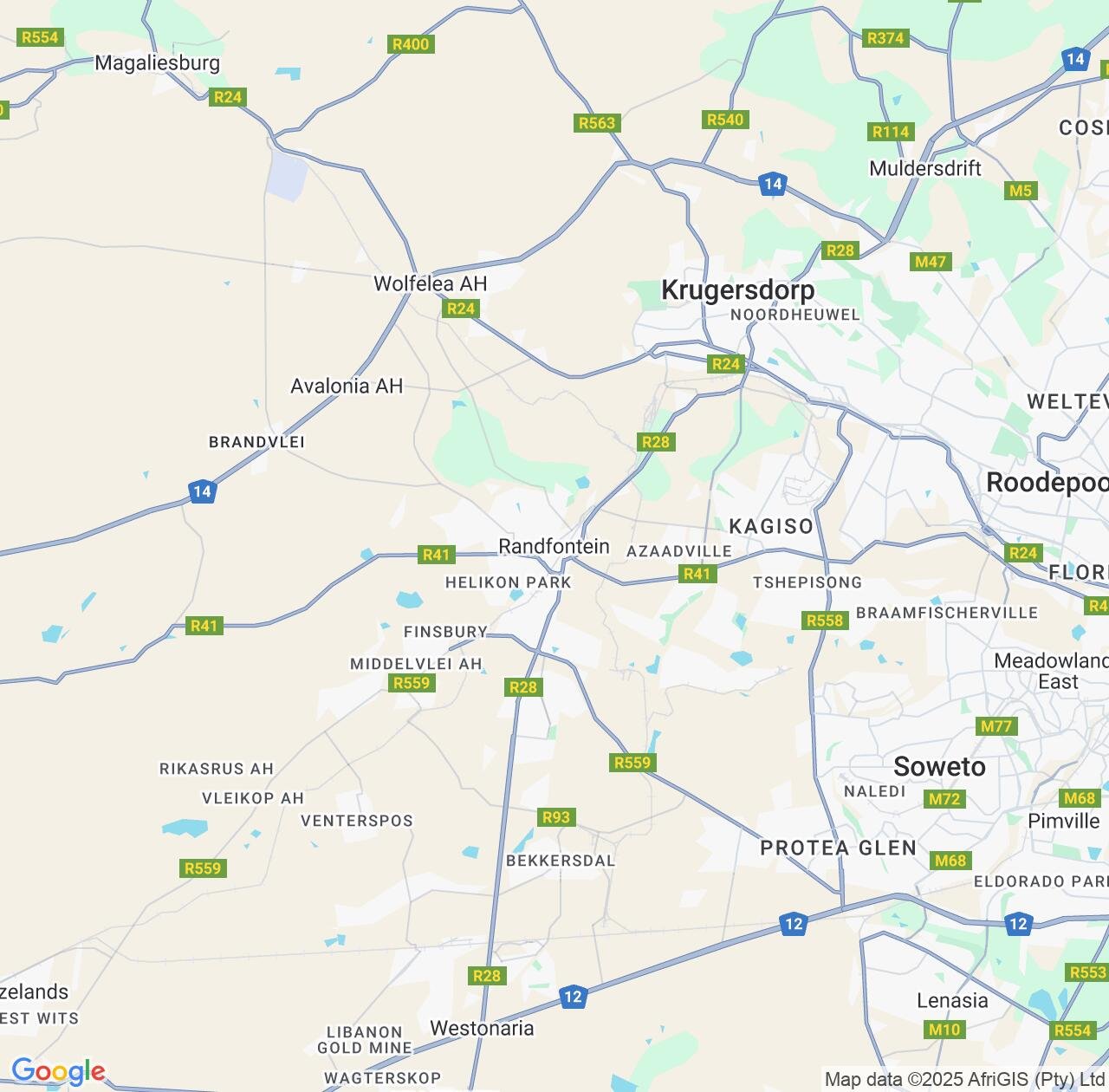 Map image for Intellectual Property Lawyers in Randfontein and Gauteng IP firms at coordinates  ; .