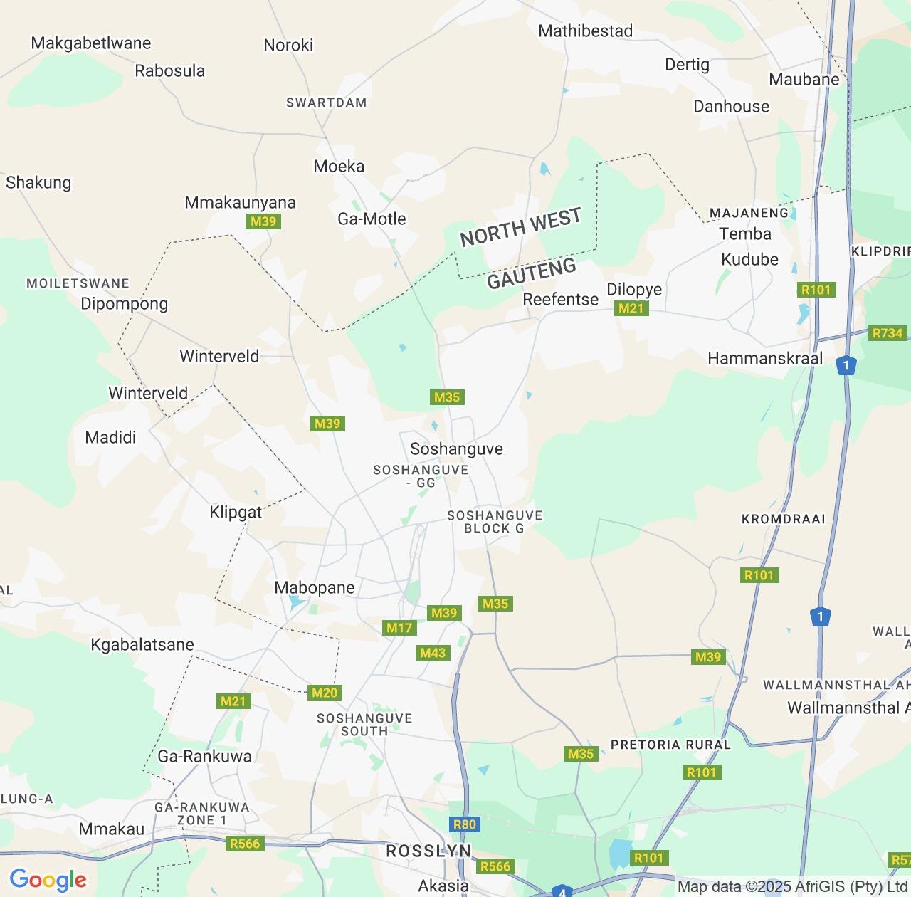 Map image for Intellectual Property Lawyers in Soshanguve and Gauteng IP firms at coordinates  ; .