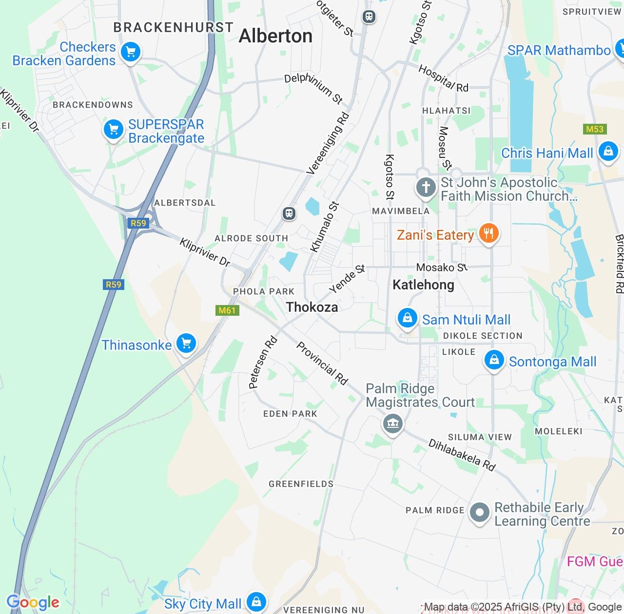 Map image for Intellectual Property Lawyers in Tokoza and Gauteng IP firms at coordinates  ; .