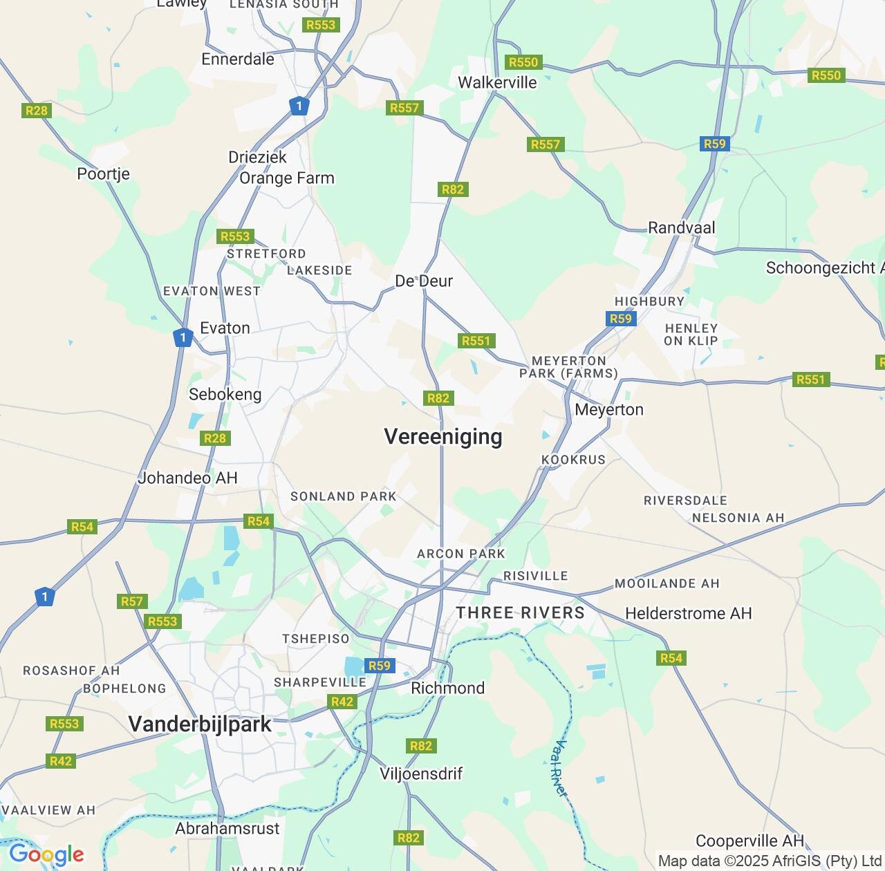 Map image for Intellectual Property Lawyers in Vereeniging and Gauteng IP firms at coordinates  ; .