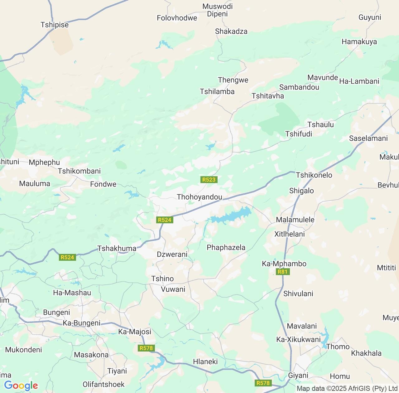 Map image for Intellectual Property Lawyers in Thohoyandou and Limpopo IP firms at coordinates  ; .