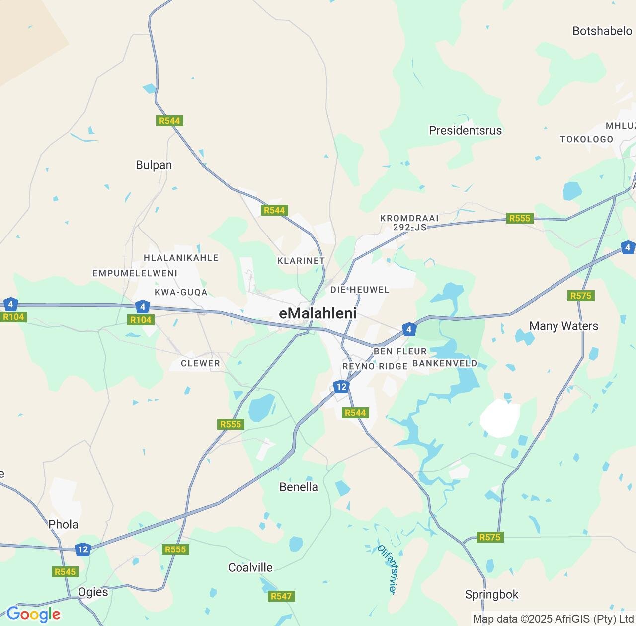 Map image for Intellectual Property Lawyers in Emalahleni and Mpumalanga IP firms at coordinates  ; .