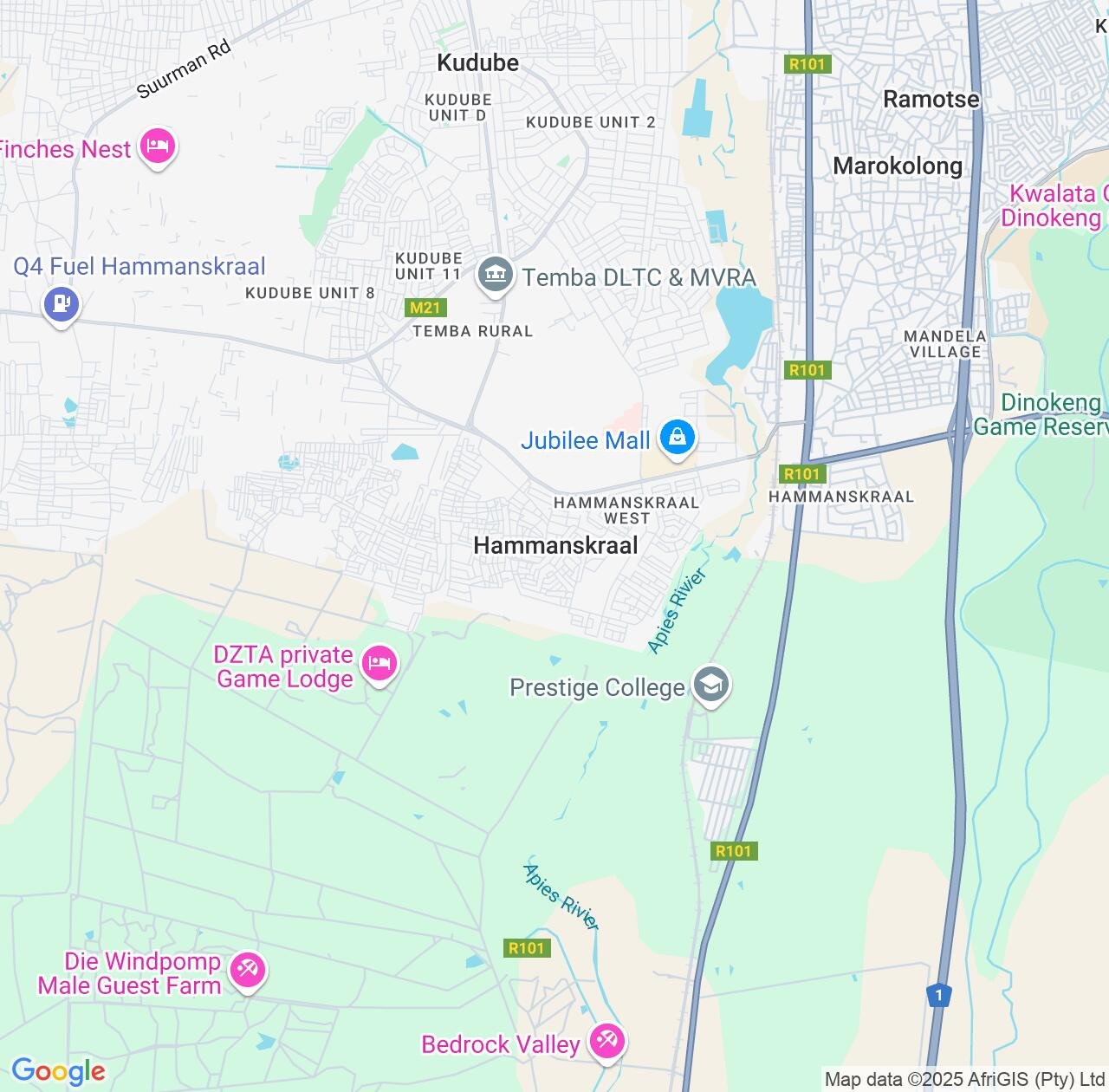 Map image for Intellectual Property Lawyers in Hammanskraal and North West IP firms at coordinates  ; .