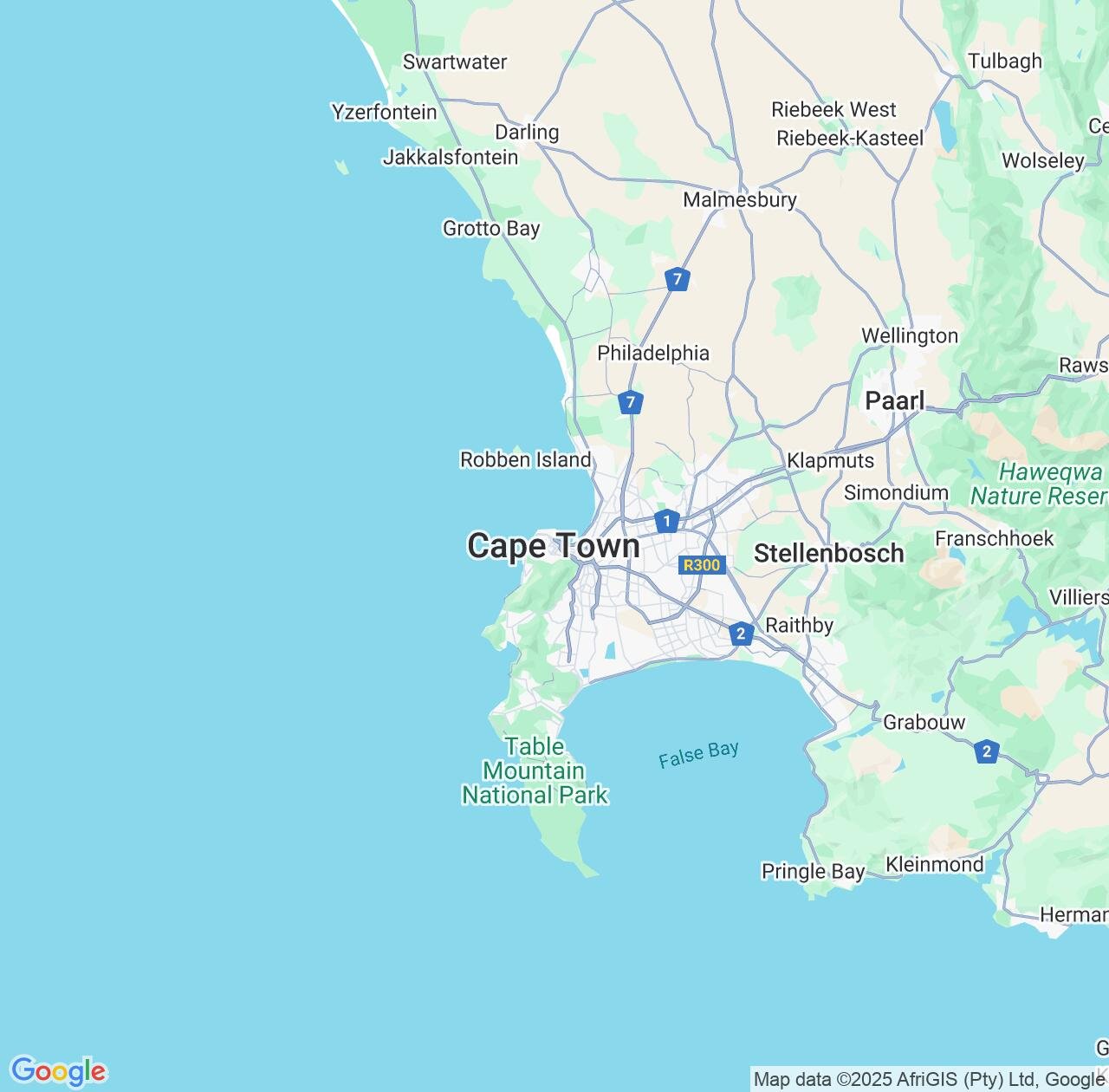 Map image for Intellectual Property Lawyers in Cape Town and Western Cape IP firms at coordinates  ; .