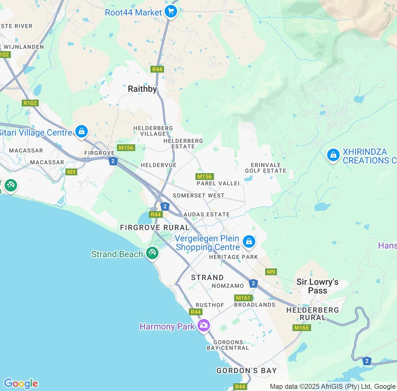 Map image for Intellectual Property Lawyers in Somerset West and Western Cape IP firms at coordinates  ; .