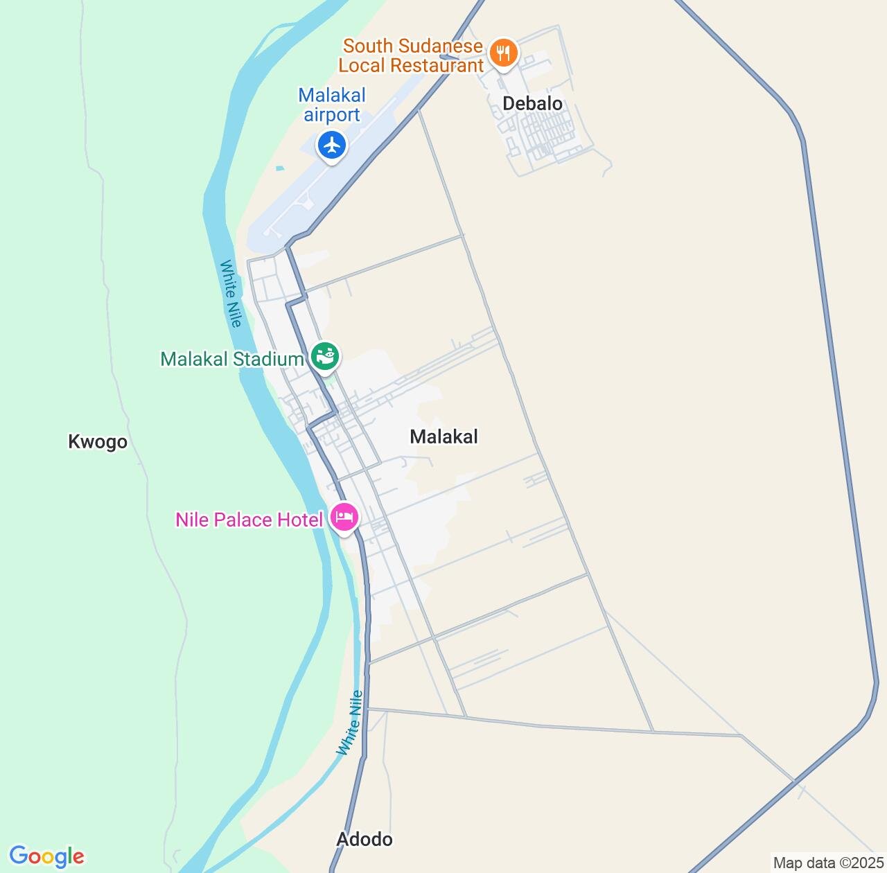 Map image for Intellectual Property Lawyers in Malakal and Upper Nile IP firms at coordinates  ; .