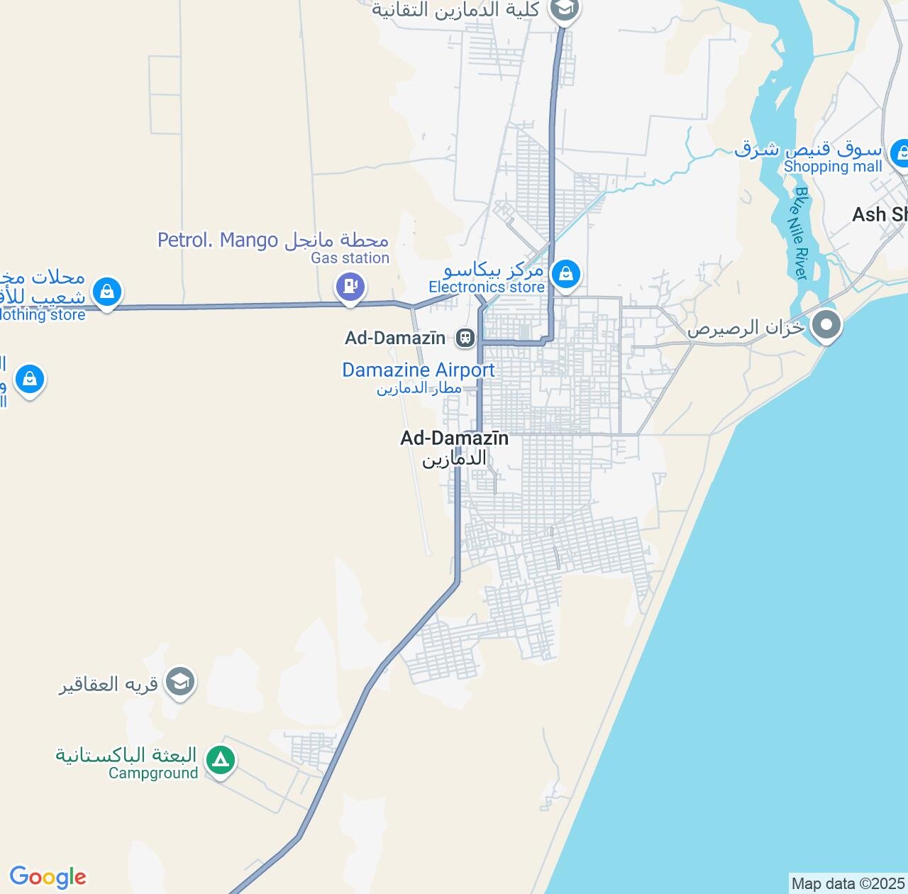 Map image for Intellectual Property Lawyers in Ad-Damazin and Blue Nile IP firms at coordinates  ; .