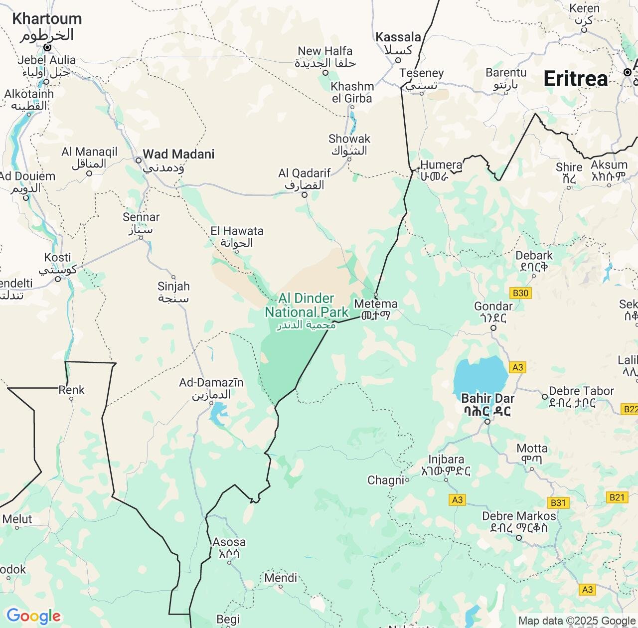 Map image for Intellectual Property Lawyers in Blue Nile and Sudan IP firms at coordinates  ; .