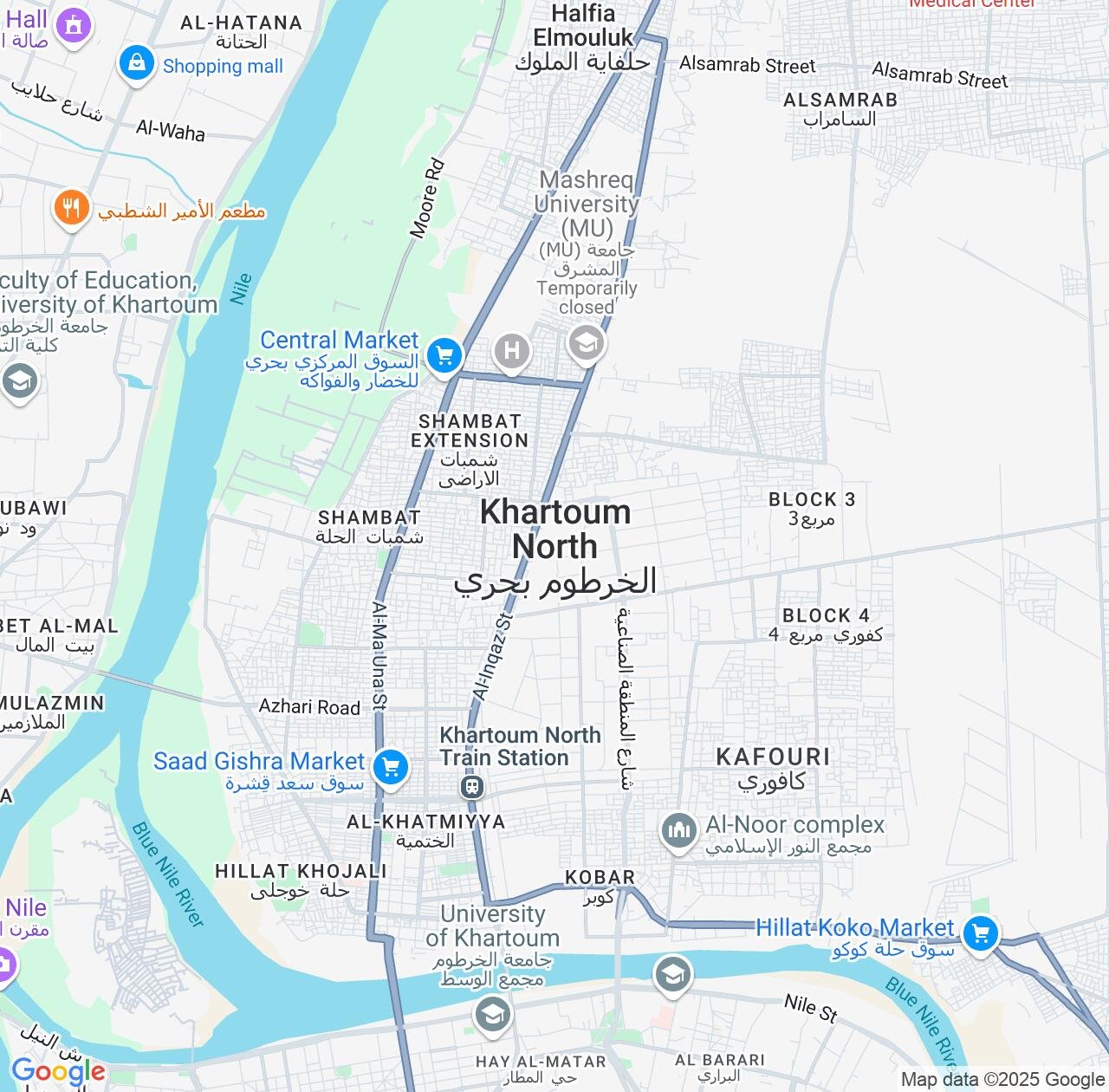 Map image for Intellectual Property Lawyers in Khartoum North and Khartoum IP firms at coordinates  ; .
