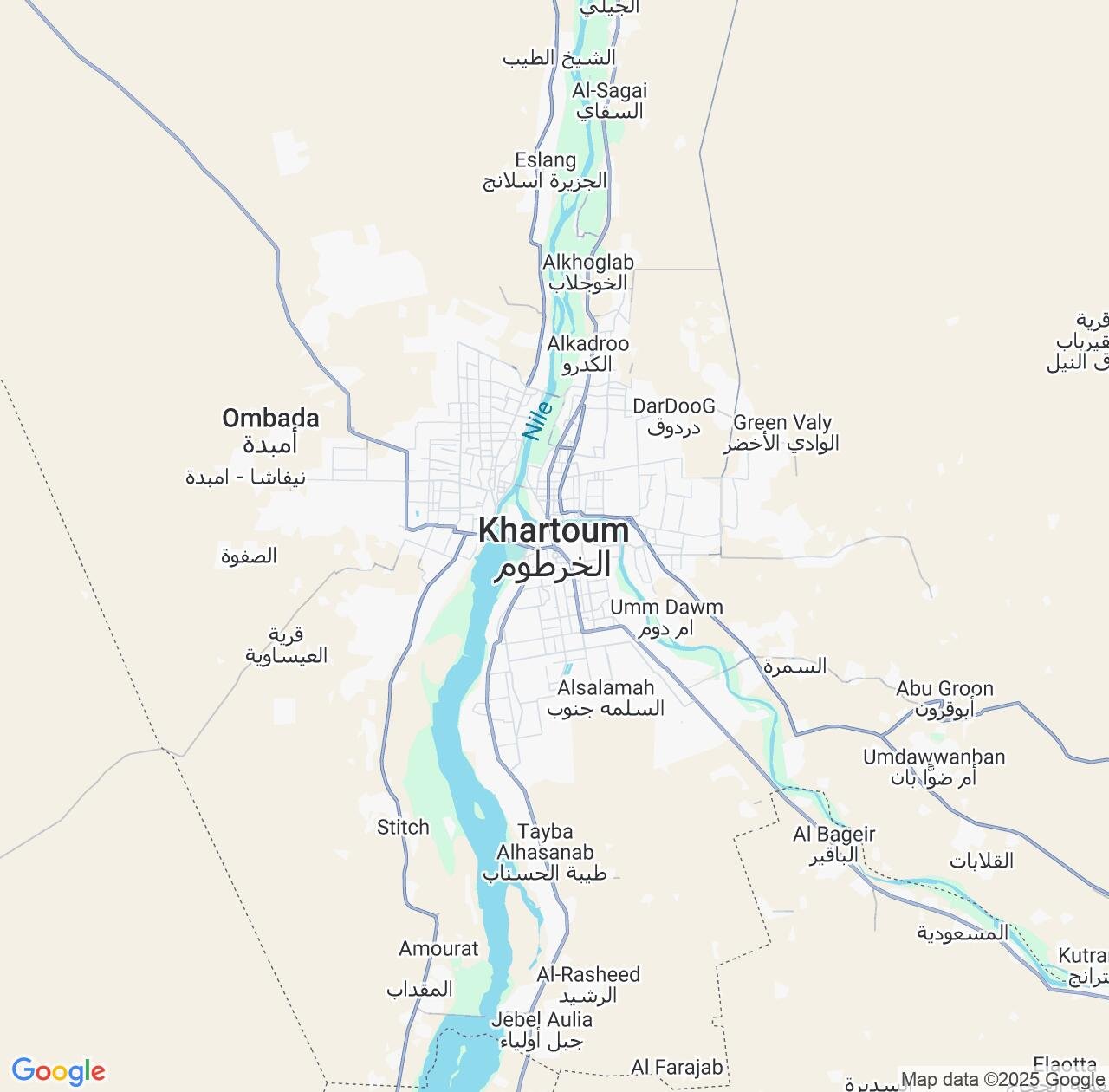 Map image for Intellectual Property Lawyers in Khartoum and Sudan IP firms at coordinates  ; .