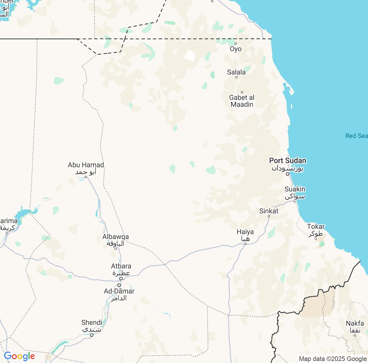 Map image for Intellectual Property Lawyers in Red Sea and Sudan IP firms at coordinates  ; .