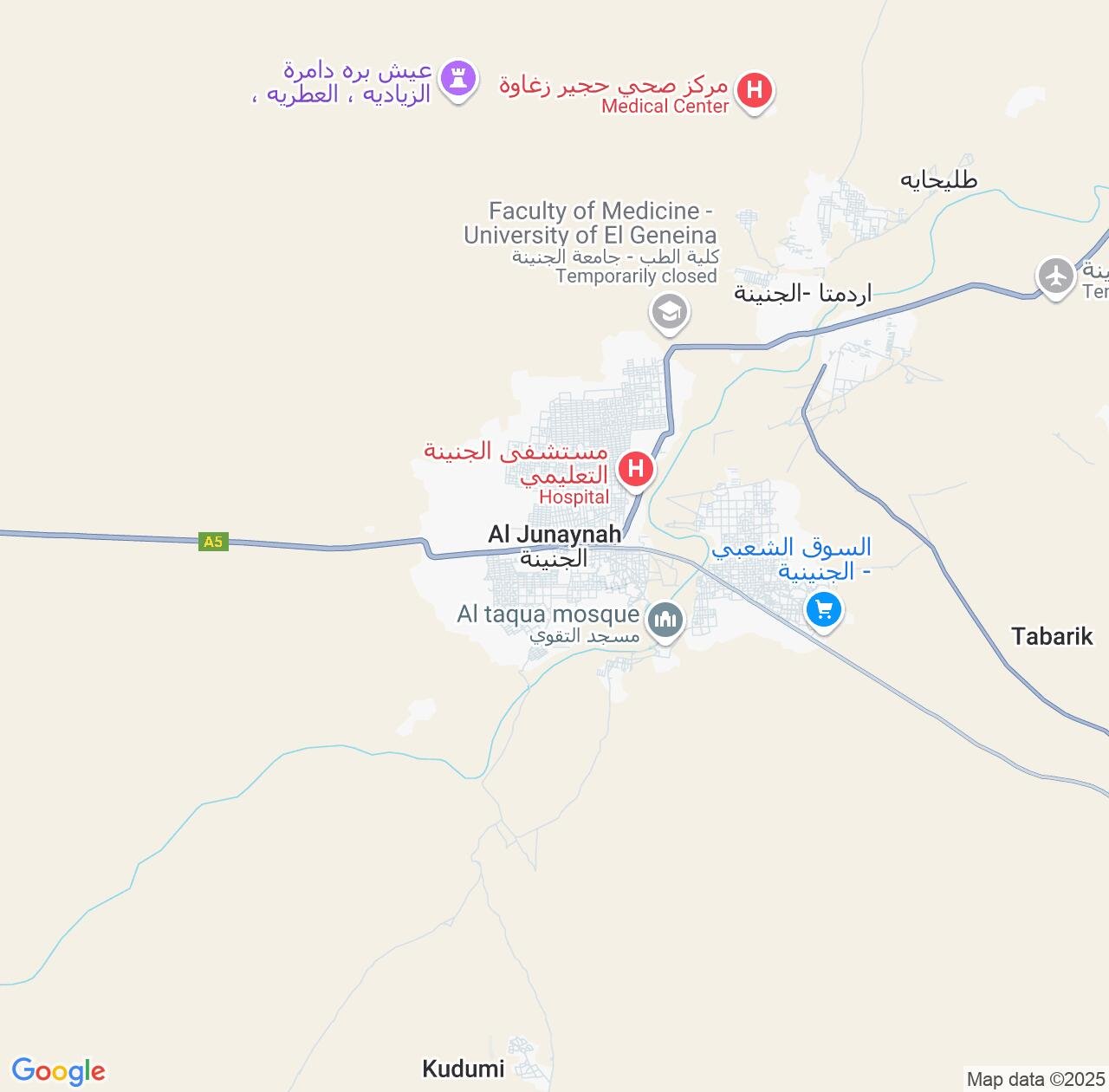 Map image for Intellectual Property Lawyers in Geneina and Western Darfur IP firms at coordinates  ; .