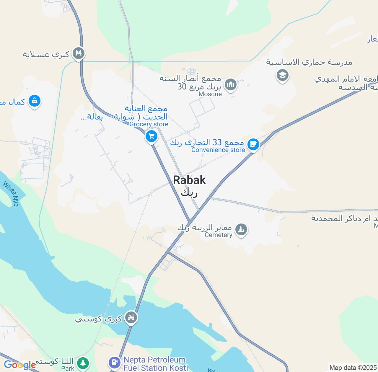 Map image for Intellectual Property Lawyers in Rabak and White Nile IP firms at coordinates  ; .