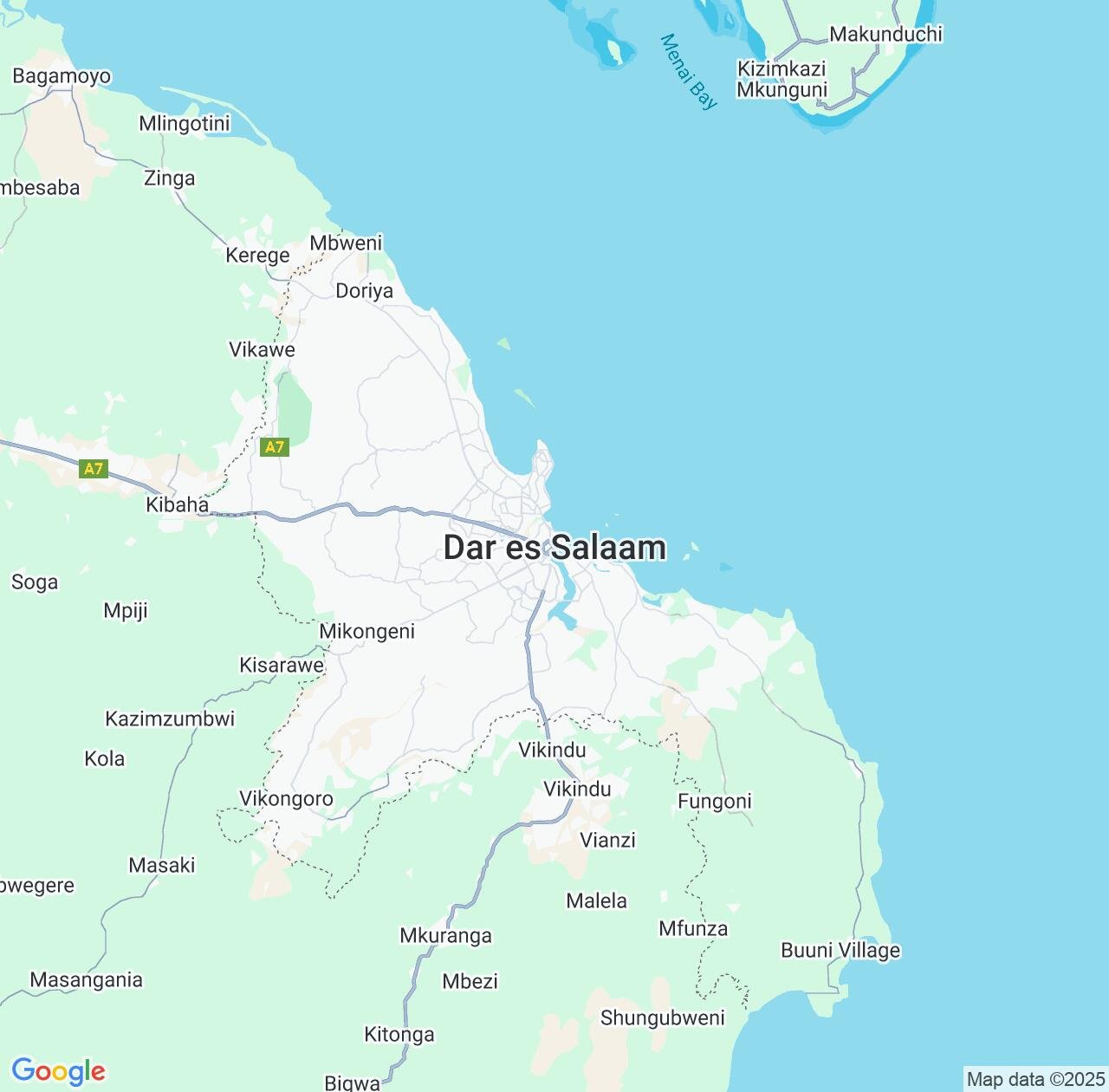Map image for Intellectual Property Lawyers in Dar es Salaam and Dar es Salaam Region IP firms at coordinates  ; .