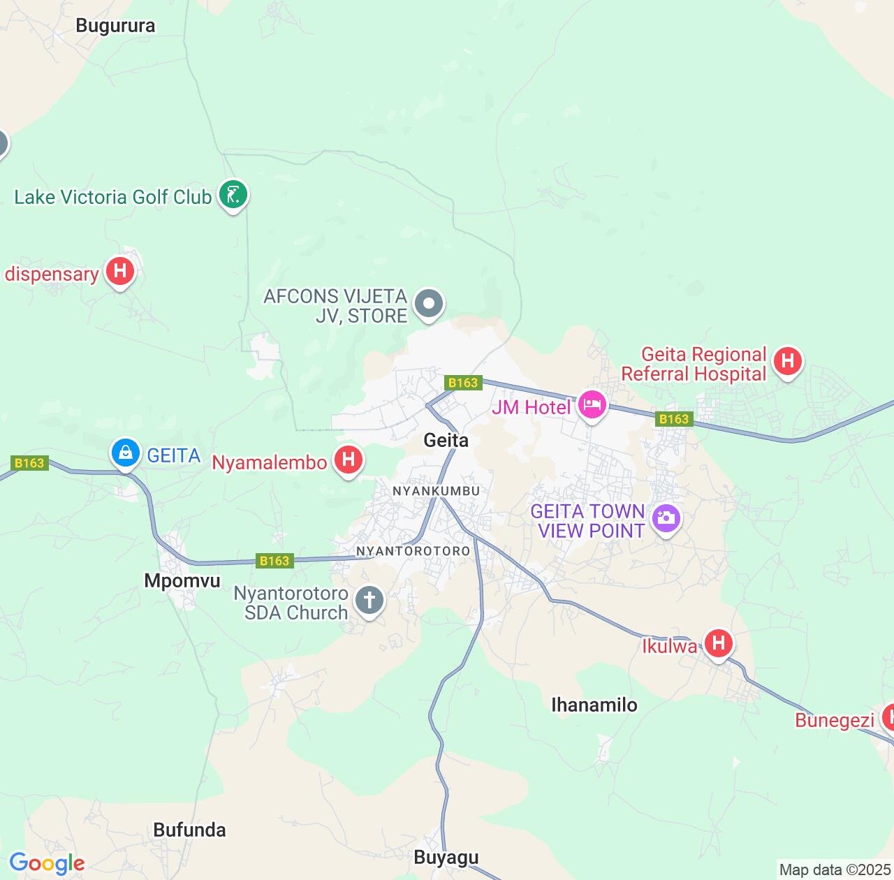 Map image for Intellectual Property Lawyers in Geita and Tanzania IP firms at coordinates  ; .