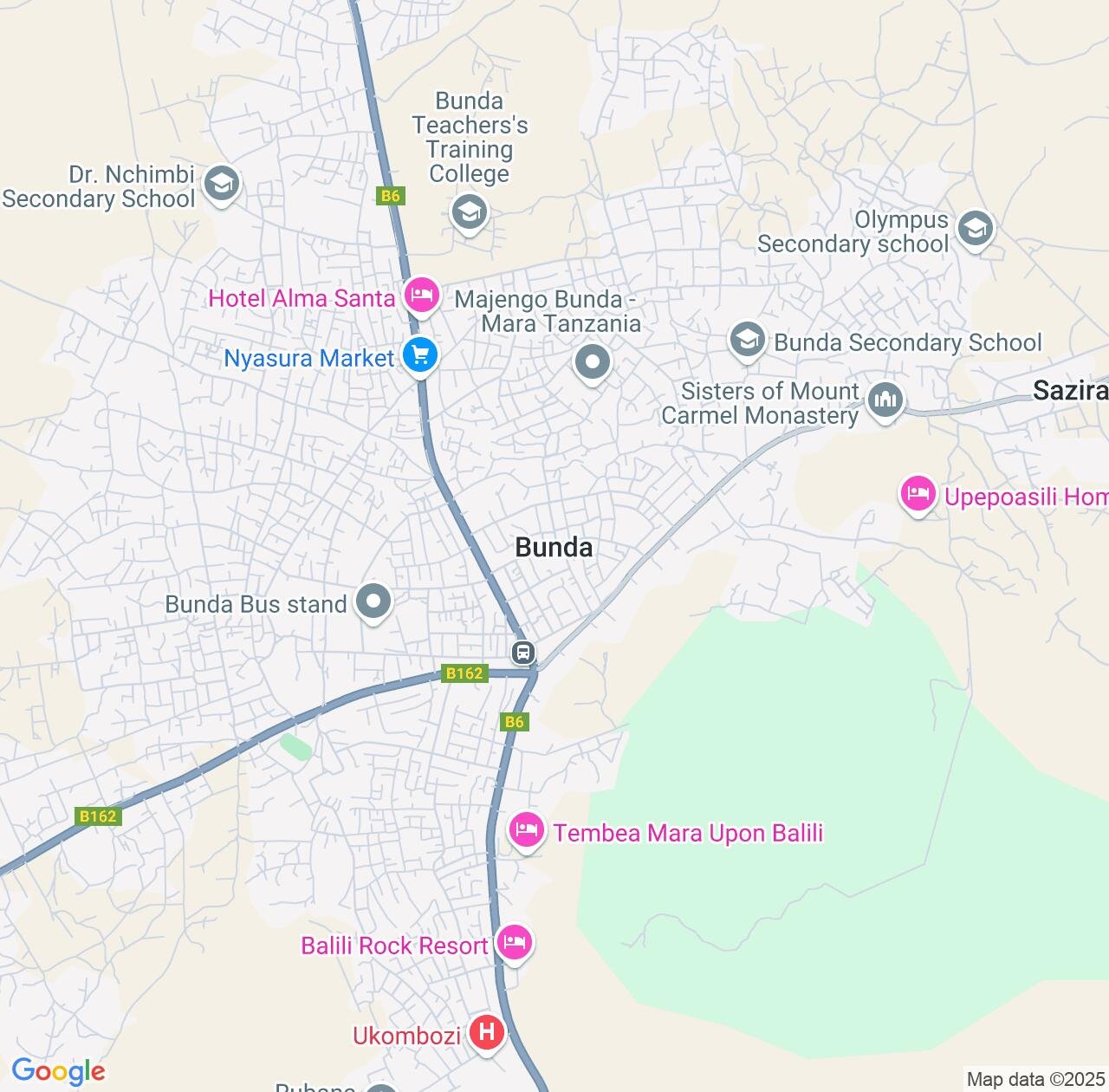 Map image for Intellectual Property Lawyers in Bunda and Mara IP firms at coordinates  ; .