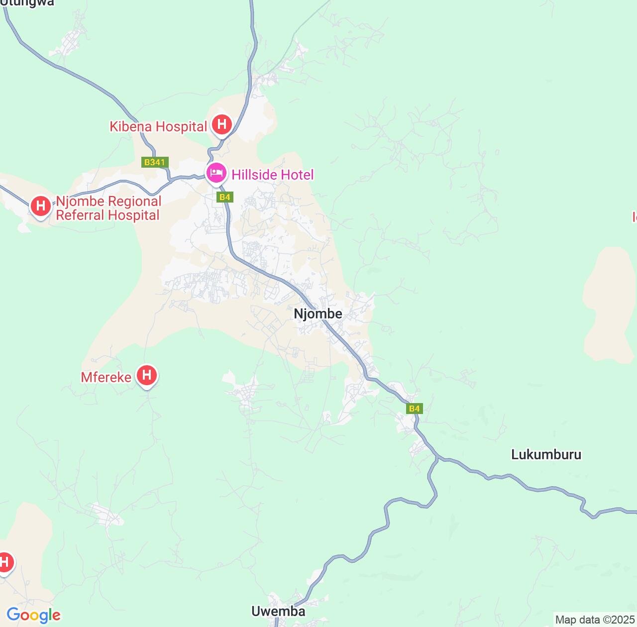 Map image for Intellectual Property Lawyers in Njombe and Tanzania IP firms at coordinates  ; .