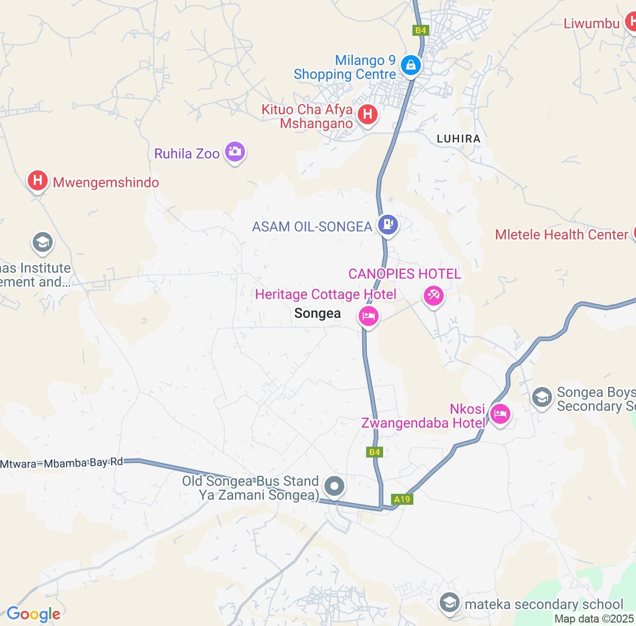 Map image for Intellectual Property Lawyers in Songea and Ruvuma IP firms at coordinates  ; .