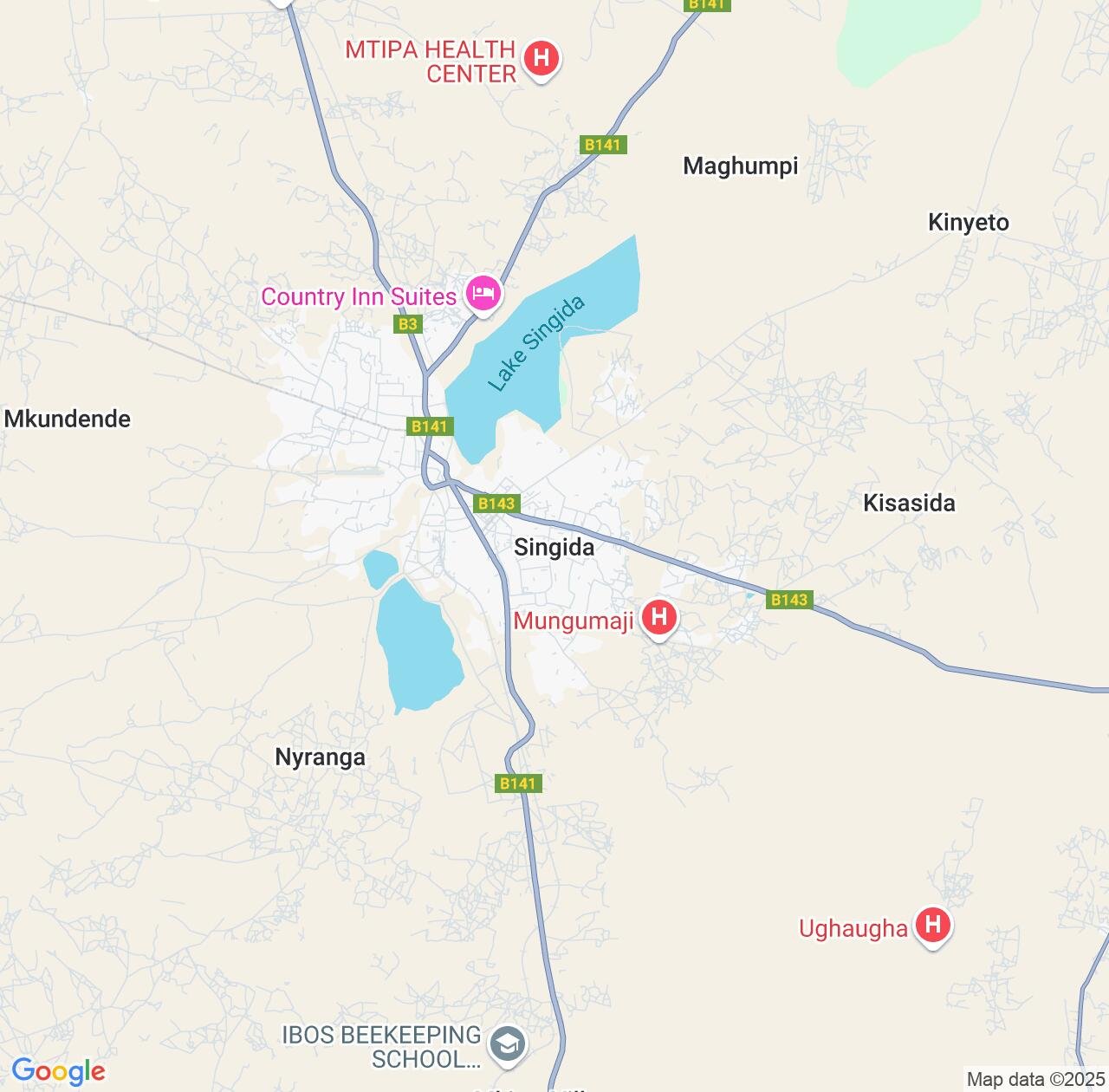 Map image for Intellectual Property Lawyers in Singida and Tanzania IP firms at coordinates  ; .