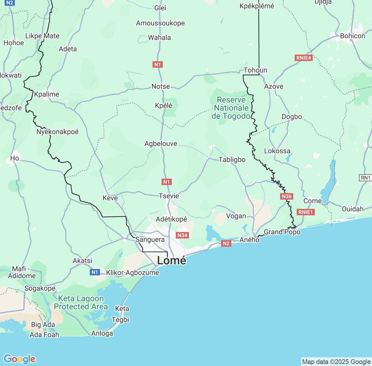 Map image for Intellectual Property Lawyers in Maritime and Togo IP firms at coordinates  ; .