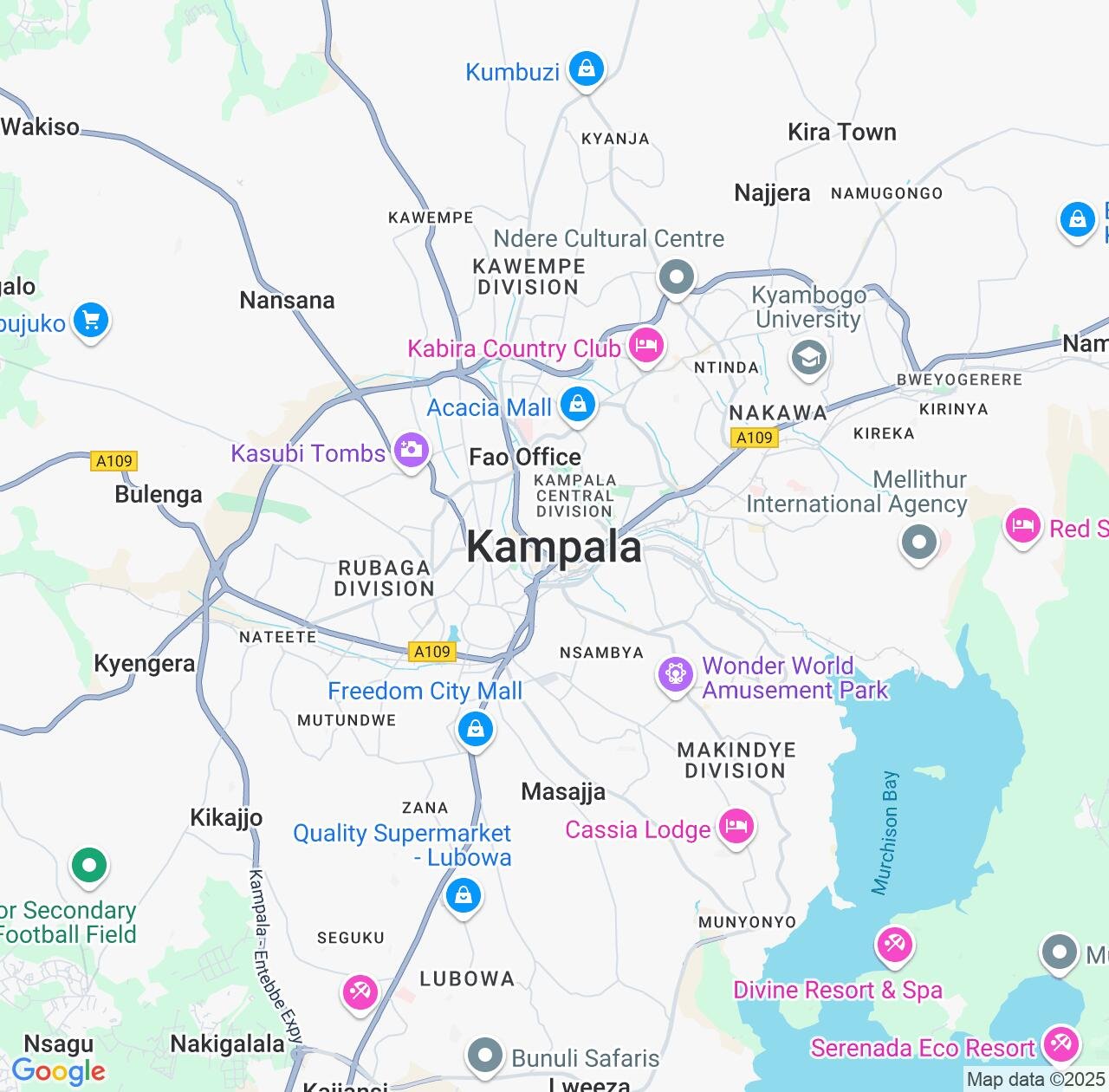 Map image for Intellectual Property Lawyers in Kampala and Central Region IP firms at coordinates  ; .