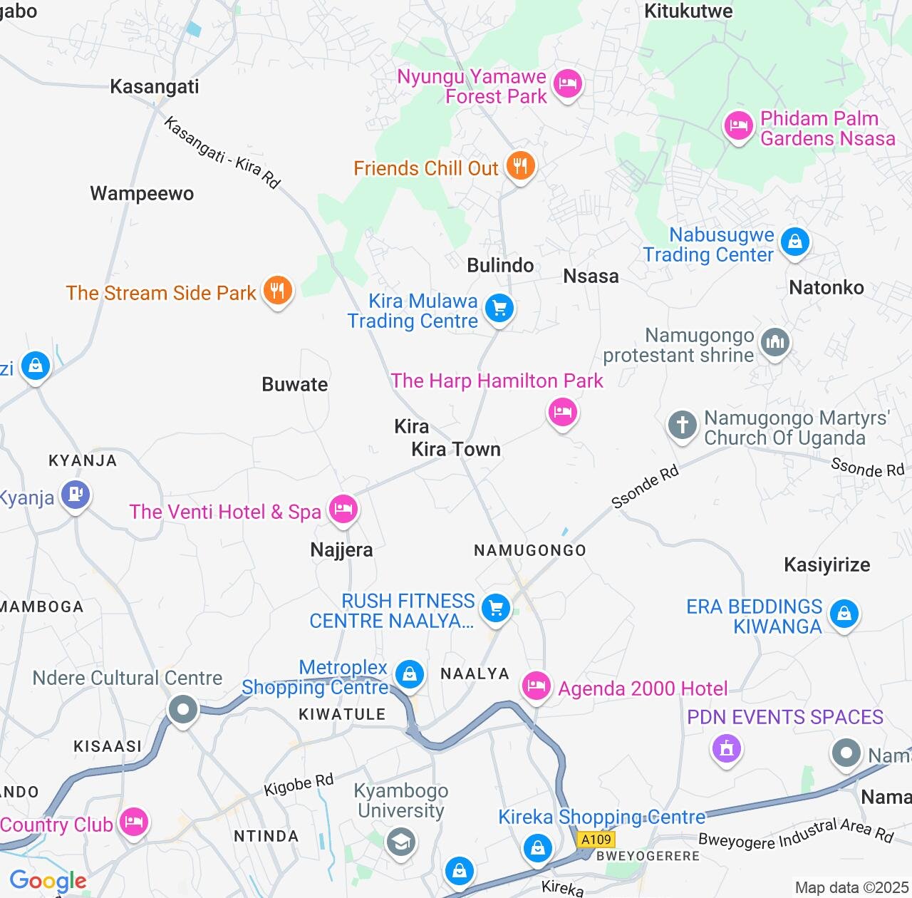 Map image for Intellectual Property Lawyers in Kira and Central Region IP firms at coordinates  ; .