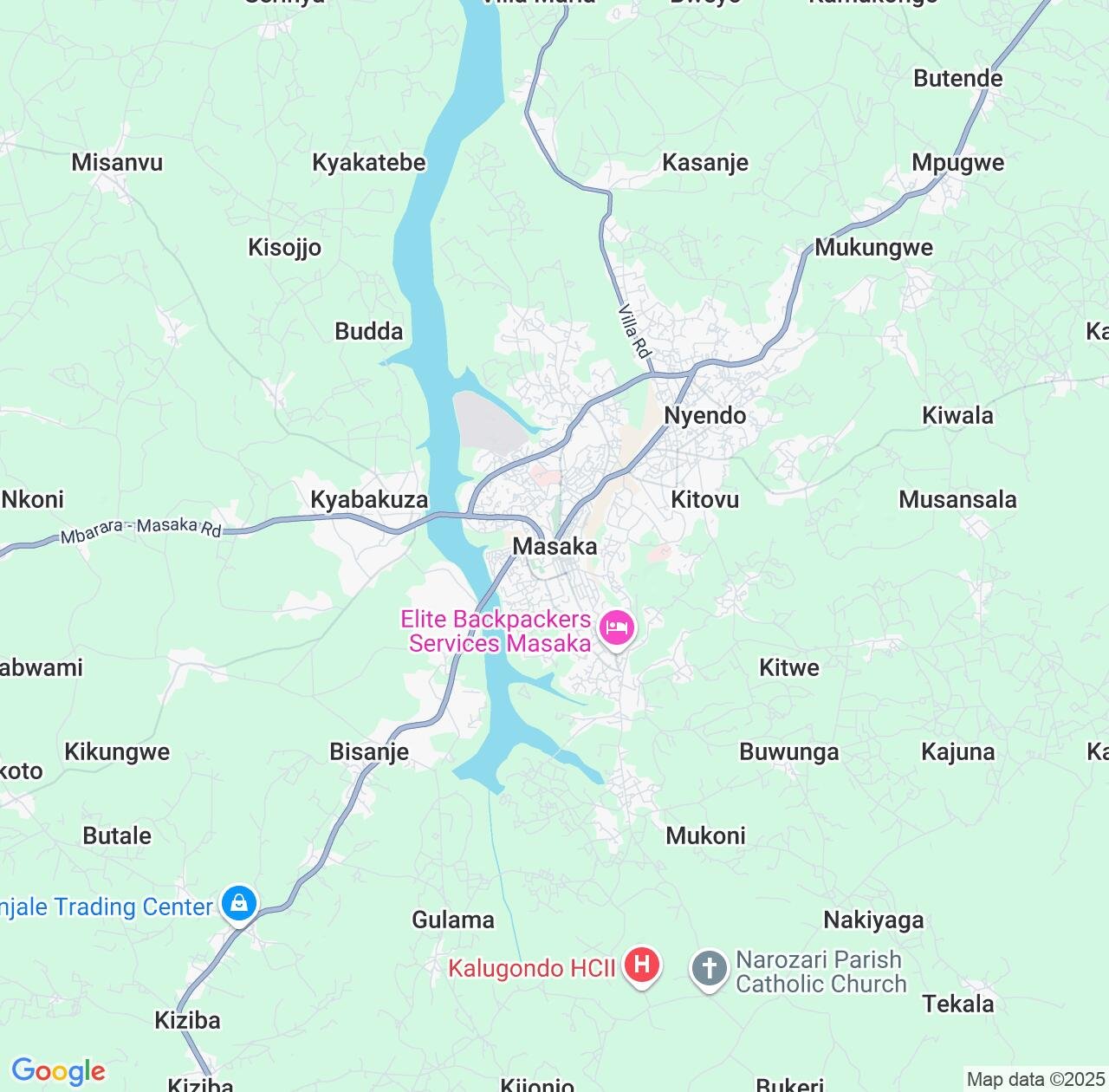 Map image for Intellectual Property Lawyers in Masaka and Central Region IP firms at coordinates  ; .